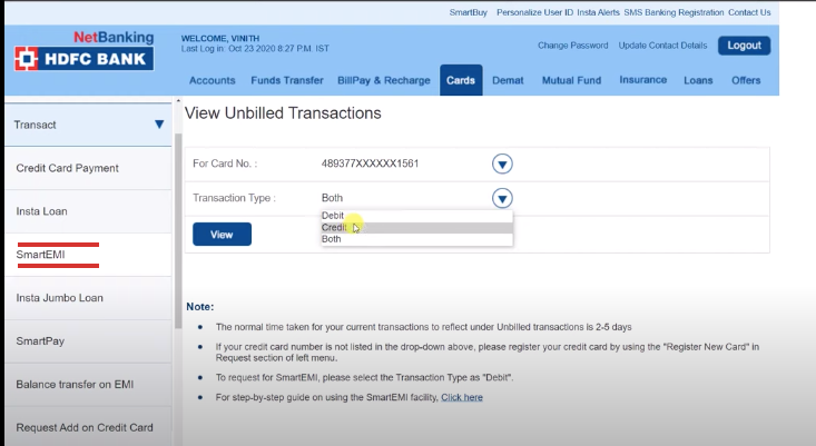 how-do-i-turn-my-hdfc-credit-card-bill-into-emis-through-online-how