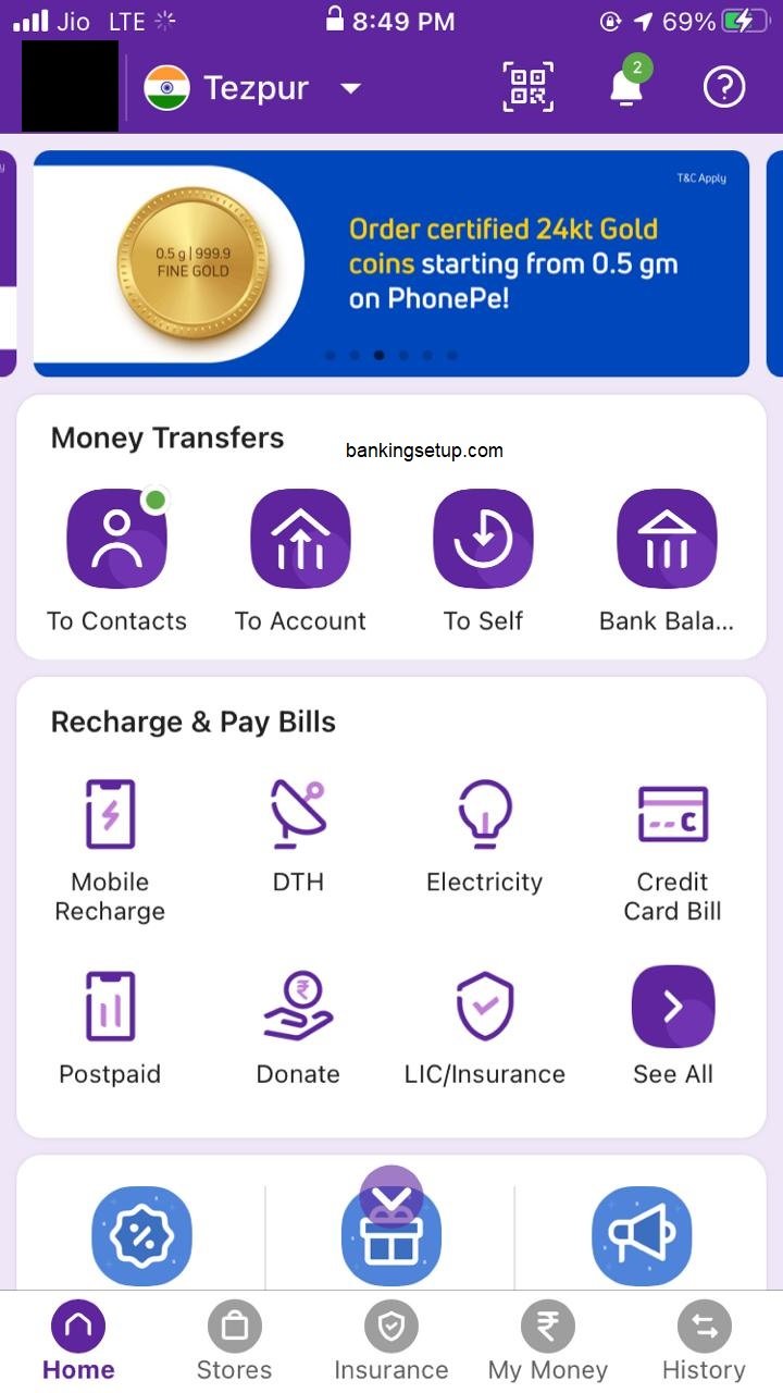 can we add two bank accounts in phonepe